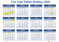 Vietnam Public Holiday 2020