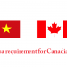 Vietnam visa requirements for Canadian citizens