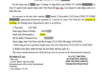 Vietnam Business visa in Hong Kong