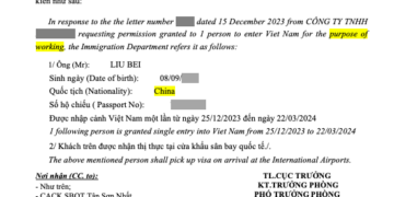 Vietnam Business visa in Hong Kong