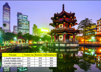 Vietnam visa fees for Taiwanese