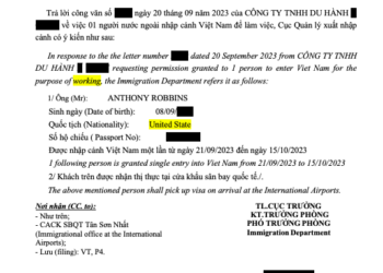 Vietnam Business visa in New York