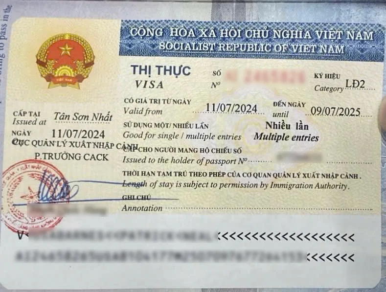 Vietnam visa on arrival for Australians