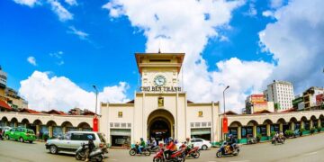 Ben Thanh market, one of the earliest surviving structures of Saigon